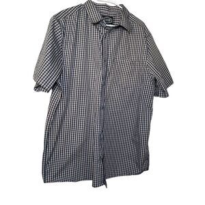 Gibson Mens Multicolor Plaid Chest Pocket Short Sleeve Button Down Shirt XXL